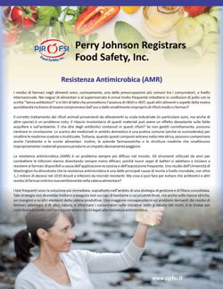 Resistenza Antimicrobica (AMR)